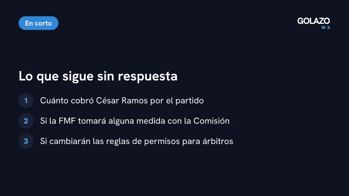 Lo que sigue sin respuesta tras el Clásico de la Talacha: cuánto cobró Ramos, si habrá sanción y si cambiarán los permisos