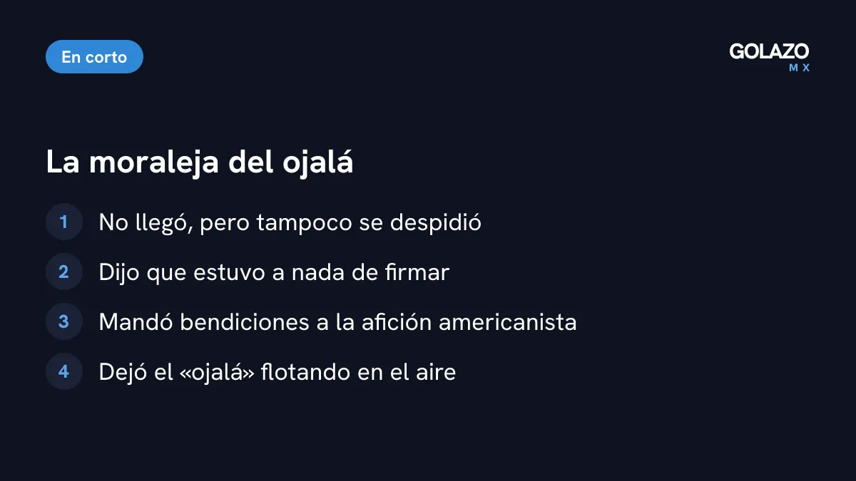 La moraleja del caso Campaz: no llegó, dijo que estuvo a nada, mandó bendiciones a la afición y dejó el ojalá en el aire